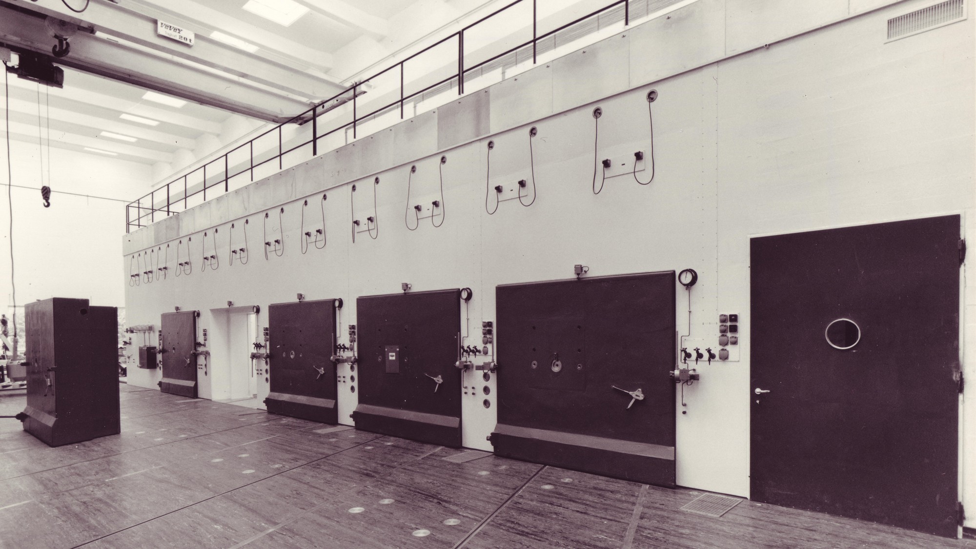 huge back doors at hotlab