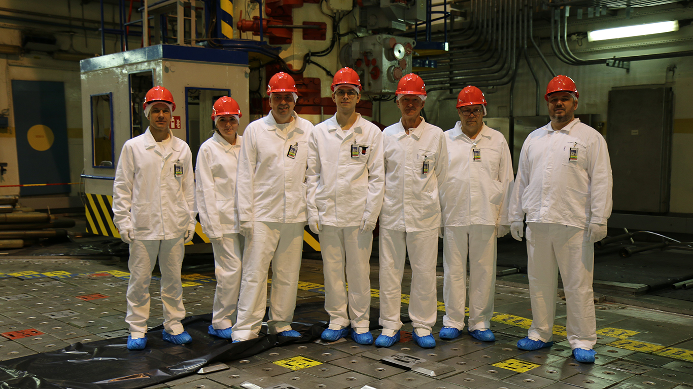ICONDE project group at Ignalina NPP, Lithuania © LEI