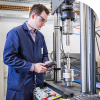 Work on a test rig at Jacobs’ laboratories 